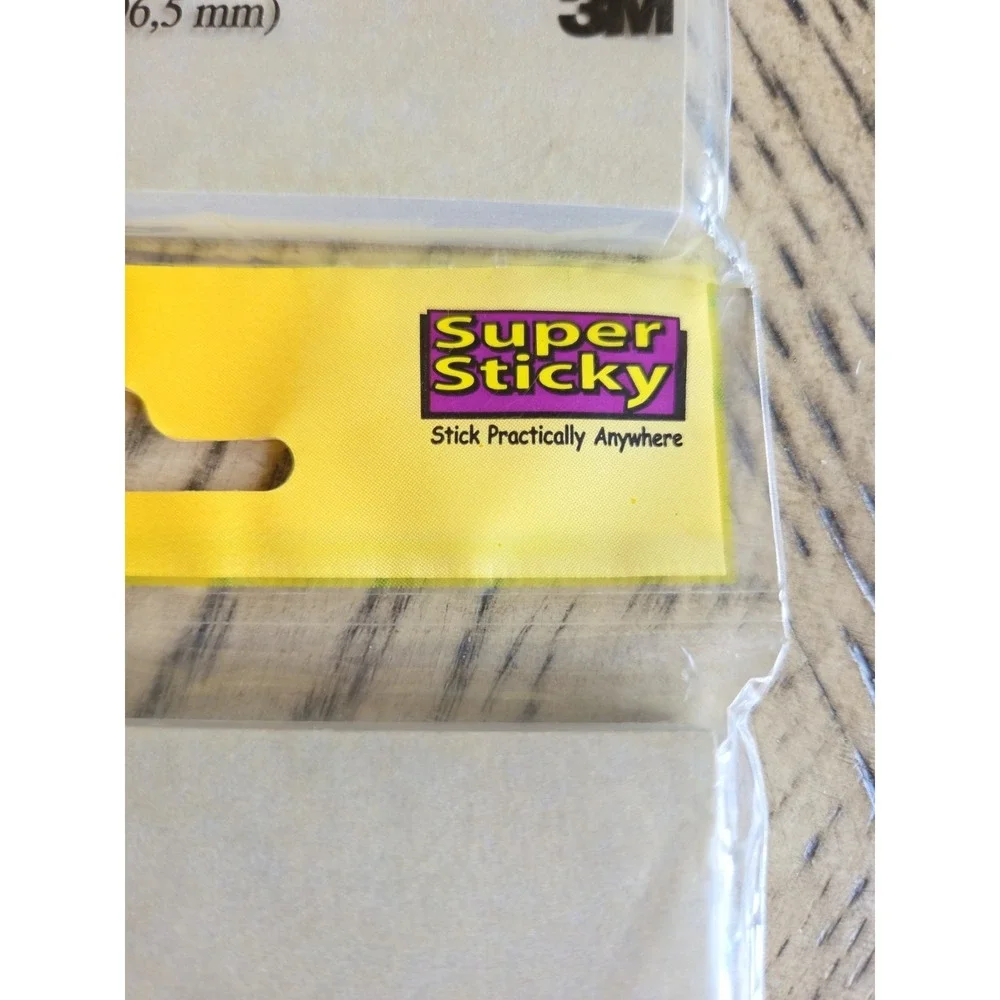 Post It Notes Lot Of 4 Designer 300 Sheets Post-It Notes Super Sticky New